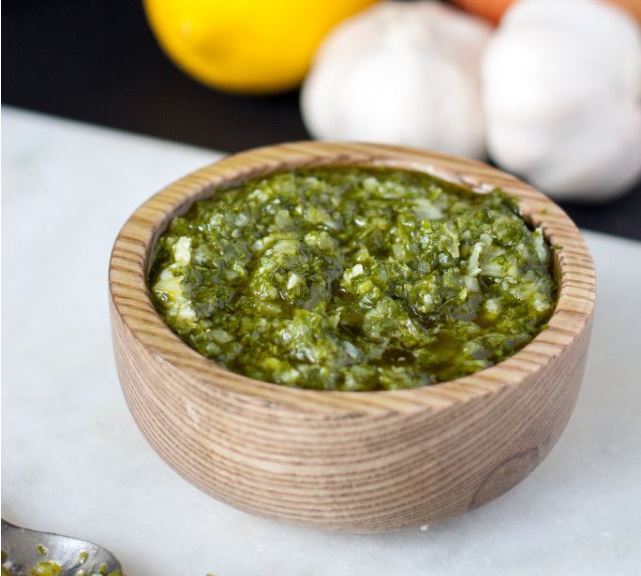 chimichurri cubano, salsa para palomilla, me gusta cocinar, ilovetocock