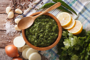 cuban chimichurri, salsa para bistek de palomilla