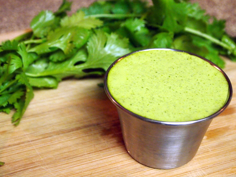 Salsa De Cilantro y&nbsp;Ajo