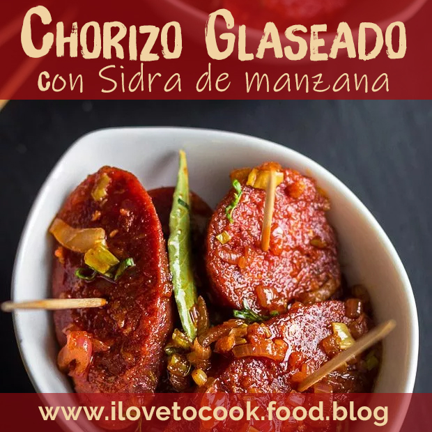Chorizo glaseado con&nbsp;sidra